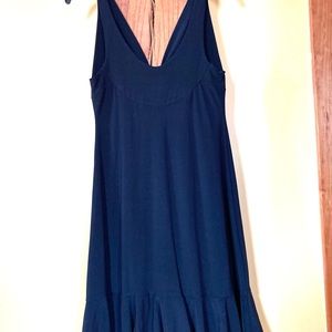BFree sexy black, stretchy dress. Plunging V in front and back. Size M.